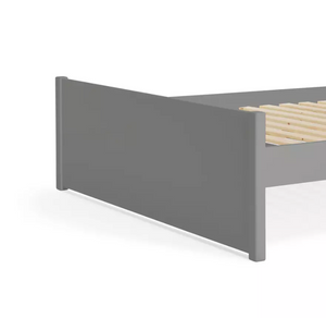 Home Jenson Double Wooden Bed Frame - Grey 17355837