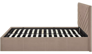 Home Luca End Lift Small Double Ottoman Bed - Latte 14662413