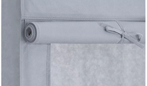 Home Covered Double Wardrobe with Storage - Grey 17761579