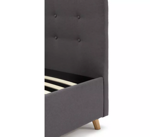 Home Ashby Small Double Fabric Ottoman Bed Frame -Grey 1﻿9209170