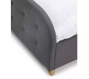 Home Ashby Small Double Fabric Ottoman Bed Frame -Grey 1﻿9209170