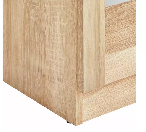Home Carla 2 Door Display Cabinet - Oak 17684230