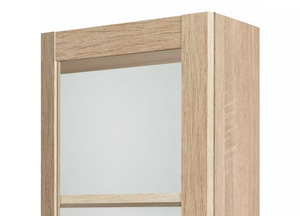 Home Carla 2 Door Display Cabinet - Oak 17684230