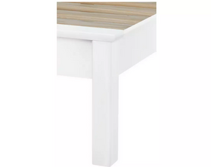 Home Aspley Single Wooden Bed Frame - White 14989622