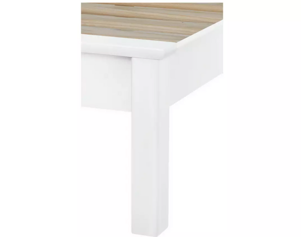 Home Aspley Single Wooden Bed Frame - White 14989622