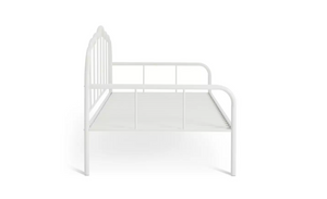 Petal Single Metal Day Bed Frame - White 17806616