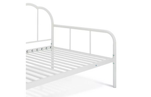 Petal Single Metal Day Bed Frame - White 17806616