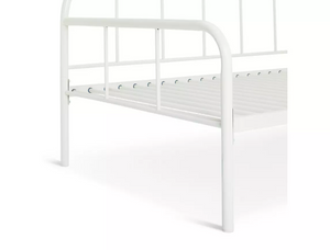 Petal Single Metal Day Bed Frame - White 17806616