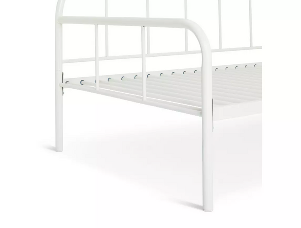 Petal Single Metal Day Bed Frame - White 17806616
