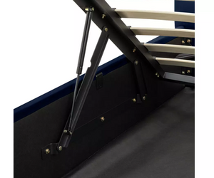 Home Pandora Kingsize End Lift Ottoman Bed - Navy 17751589