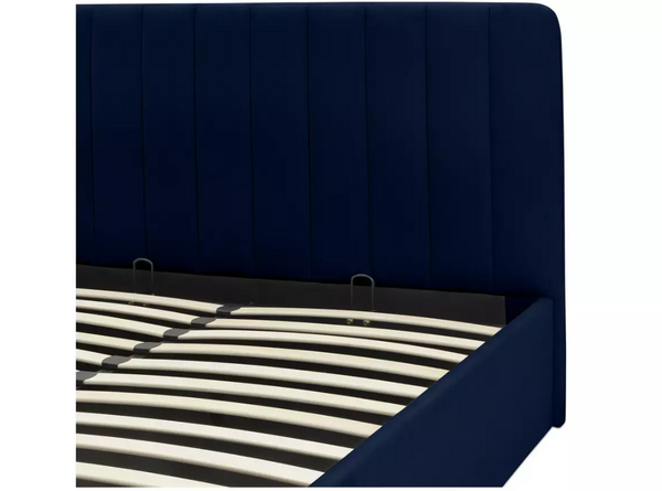 Home Pandora Kingsize End Lift Ottoman Bed - Navy 17751589