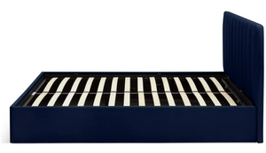 Home Pandora Kingsize End Lift Ottoman Bed - Navy 17751589