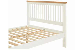 Home Aubrey Kingsize Wooden Bed Frame - Two Tone 13345676