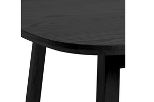 Morris & Co. Canterbury 4 Seat Dining Table- Black 14740847