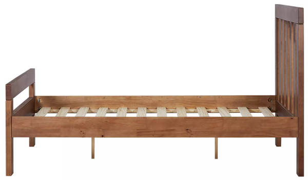 Home Chile Double Wooden Bed Frame - Dark Wood 14986371