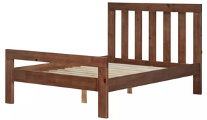 Home Chile Double Wooden Bed Frame - Dark Wood 14986371