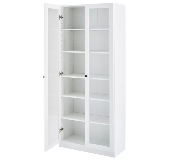 Home Carla 2 Door Display Cabinet - White 17632495