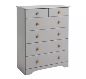 Home Nordic 6 Drawer Chest - Grey 14701178