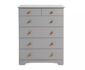 Home Nordic 6 Drawer Chest - Grey 14701178