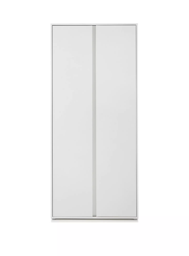 Lisson 2 Door Wardrobe - White VKM64
