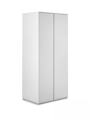 Lisson 2 Door Wardrobe - White VKM64