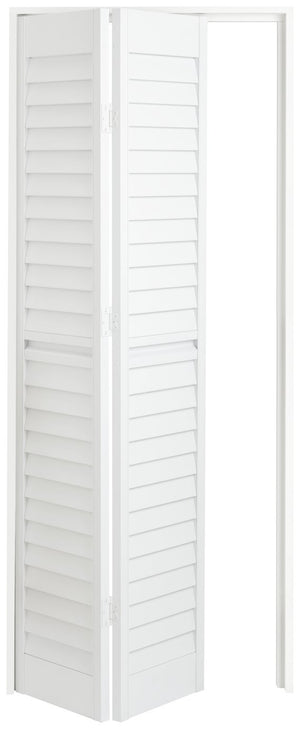 Shutter Effect Bi-Folding White Folding Door 17560938