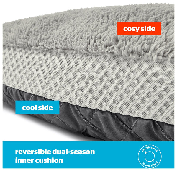Silentnight Airmax Dark Grey Dog Bed - Medium 14017295
