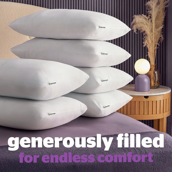 Silentnight Deep Sleep Medium Support Pillow - 6 Pack 11156166