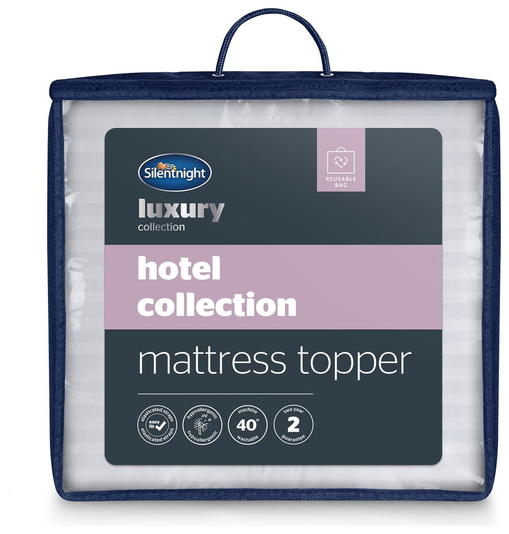 Silentnight Hotel 2.5cm Mattress Topper - Double 16063443