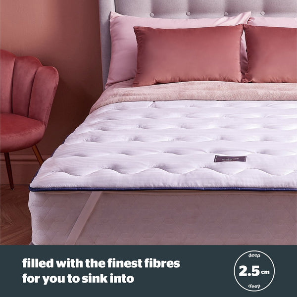 Silentnight Hotel 2.5cm Mattress Topper - Double 16063443