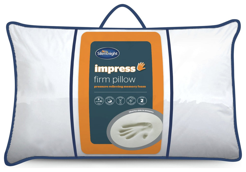 Silentnight Impress Memory Foam Firm Pillow 16220743