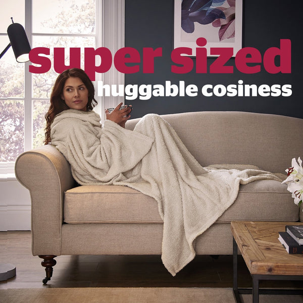 Silentnight Neutral Snugsie Wearable Blanket 13182097