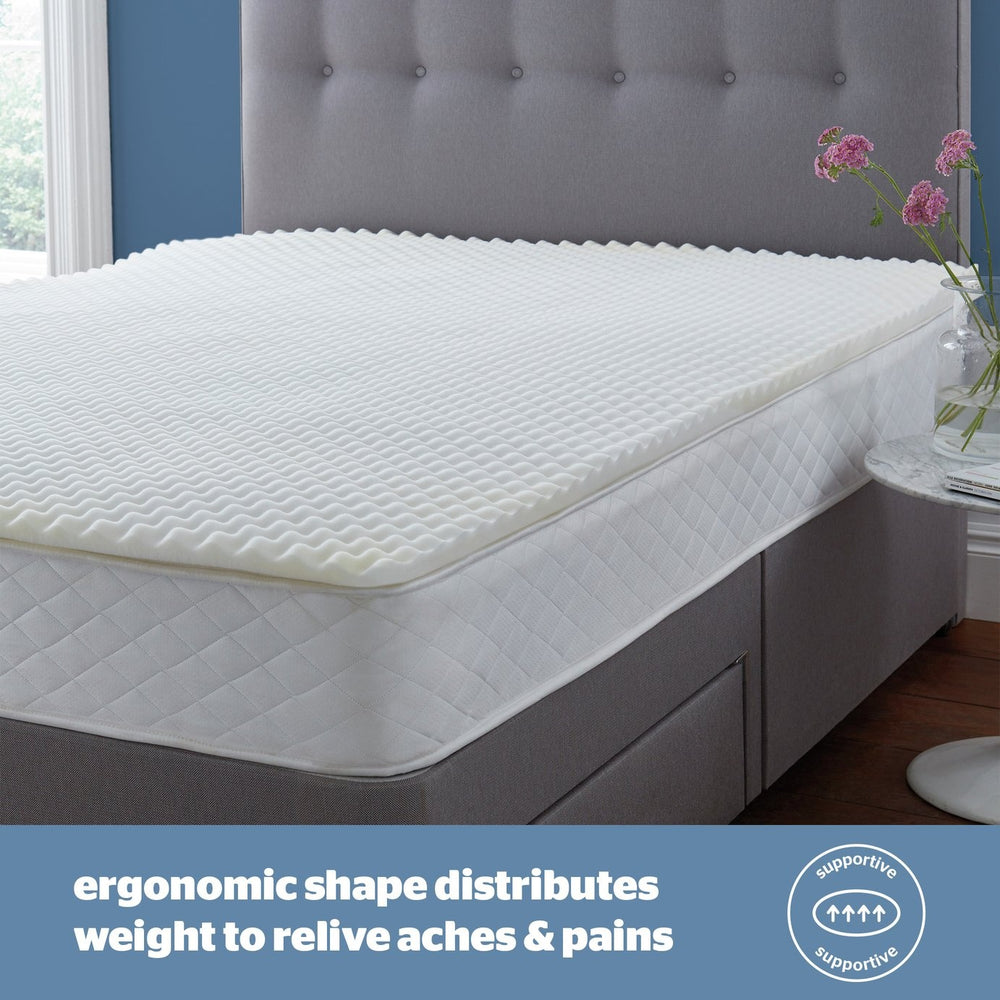 Silentnight Orthopaedic 3cm Mattress Topper - Kingsize 11934467
