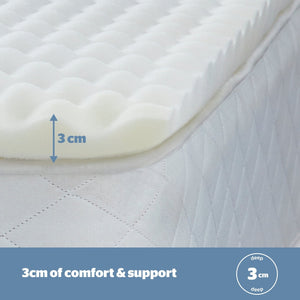 Silentnight Orthopaedic 3cm Mattress Topper - Kingsize 11934467