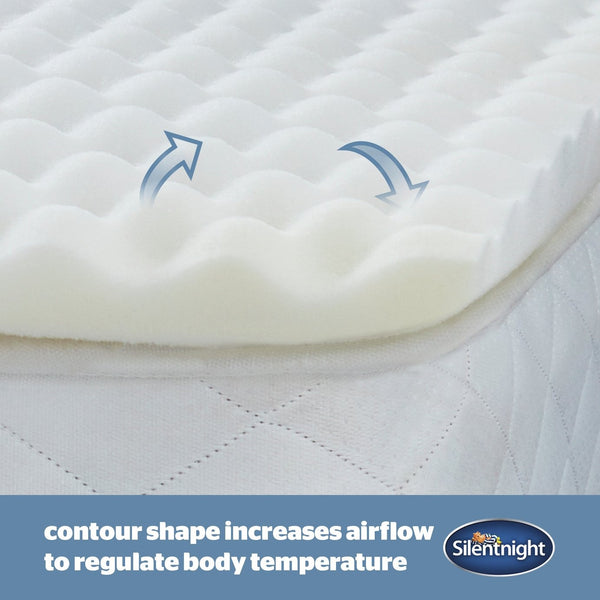 Silentnight Orthopaedic 3cm Mattress Topper - Kingsize 11934467