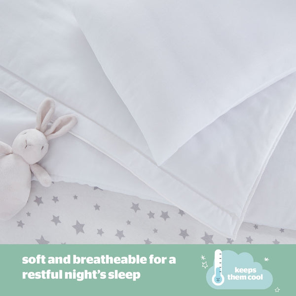 Silentnight Safe Nights 4.5 Tog Duvet and Pillow Set-Cot Bed 13112012