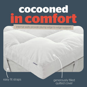 Silentnight Super Snuggly 10cm Mattress Topper -Single 17696998