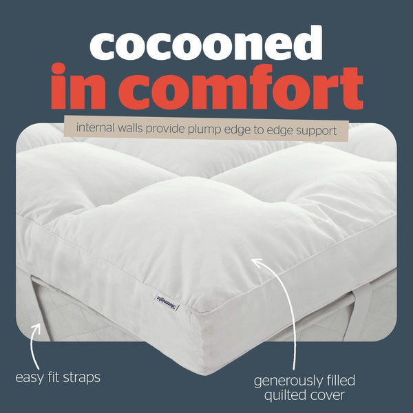 Silentnight Super Snuggly 10cm Mattress Topper -Single 17696998