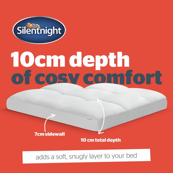 Silentnight Super Snuggly 10cm Mattress Topper -Single 17696998