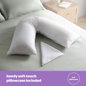 Silentnight V-Shaped Support Pillow with Pillowcase 17629783