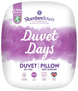 Slumberdown Duvet Days 10.5 Tog Duvet and Pillow Set-Kingsize 13186206