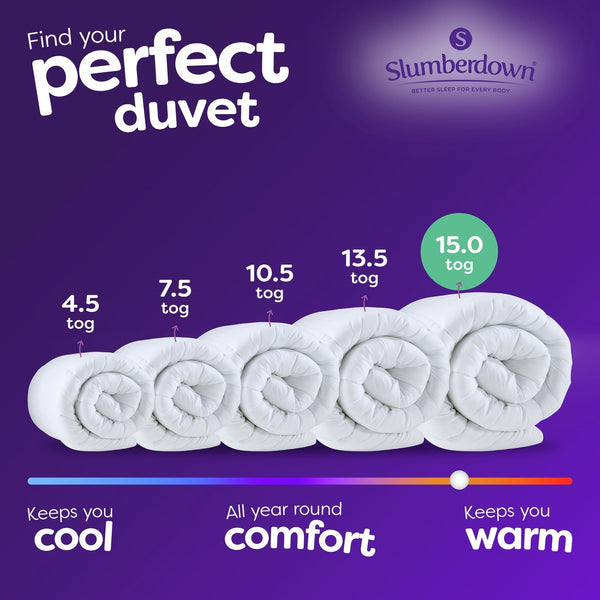 Slumberdown Extra Warm 15 Tog Duvet - Kingsize 18105323