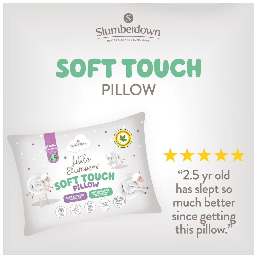Slumberdown Little Slumbers Anti-Allergy Pillow - Cot Bed 17025301