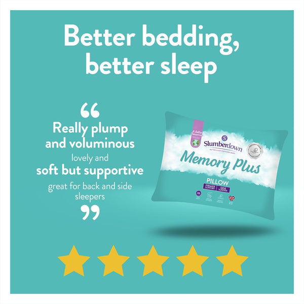Slumberdown Memory Plus Firm Pillow 19181511