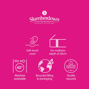 Slumberdown Soft and Huggable Mattress Protector - Kingsize 12252083