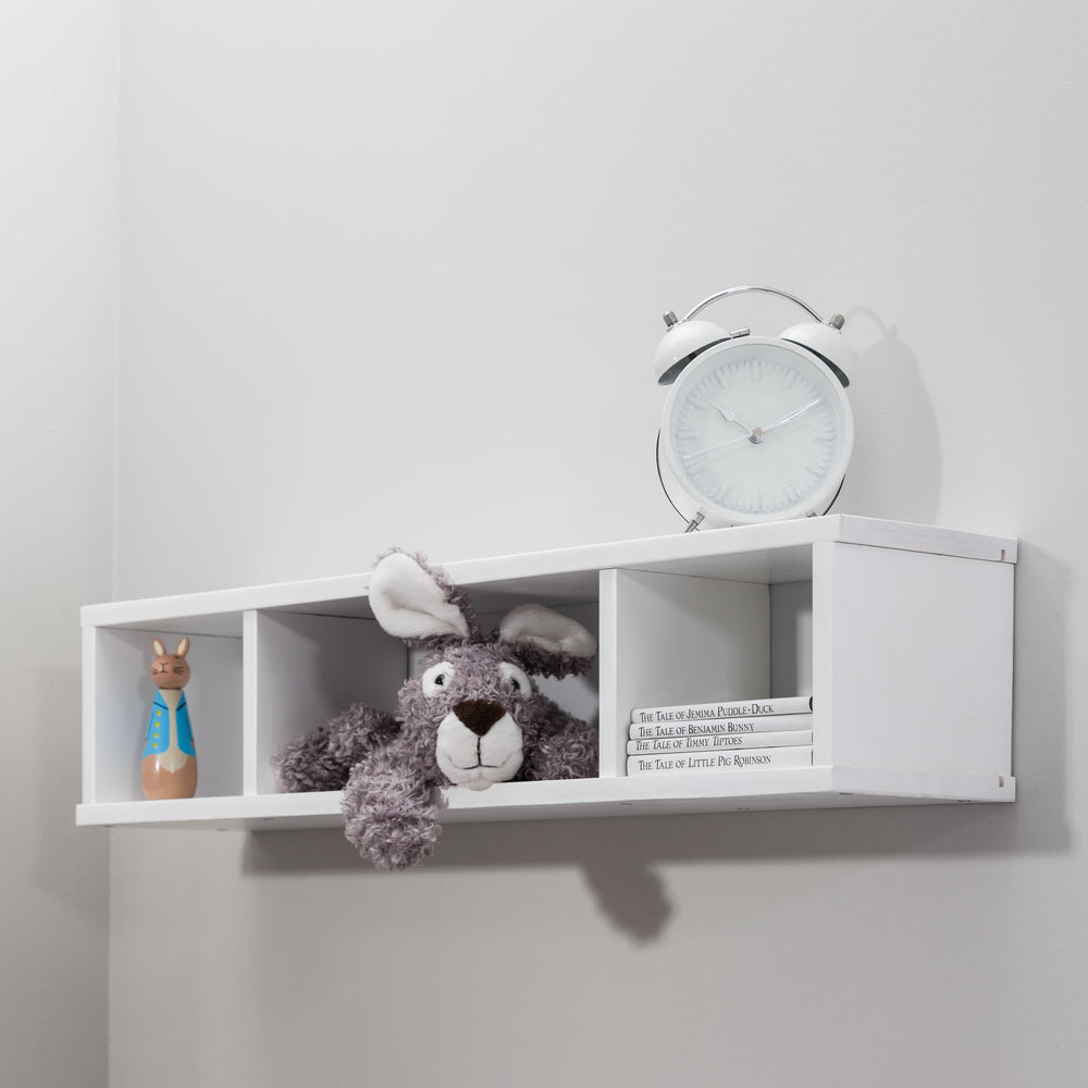 Shelving Unit Wall Mounted Cube in - White