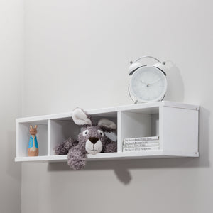 Shelving Unit Wall Mounted Cube in - White
