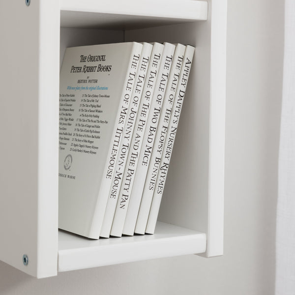 Shelving Unit Wall Mounted Cube in - White