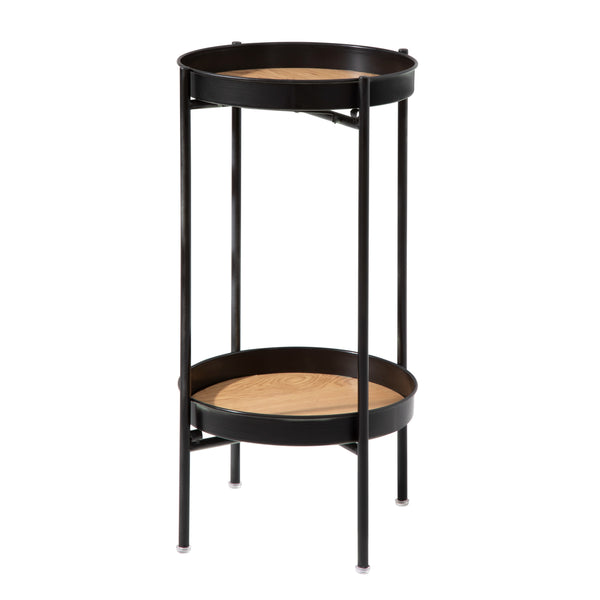 Small Double Side Table in Black