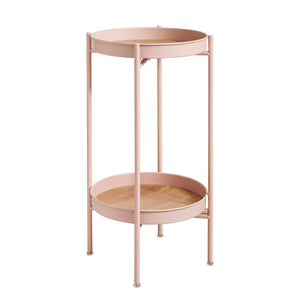 Small Double Side Table in Pink
